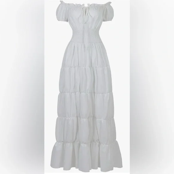 Dresses | 222 Women Renaissance Medieval Irish Costume Dress Smocked Waist Retro Gown | Poshmark Dresses | 222 Women Renaissance Medieval Irish Costume Dress Smocked Waist Retro Gown | Poshmark